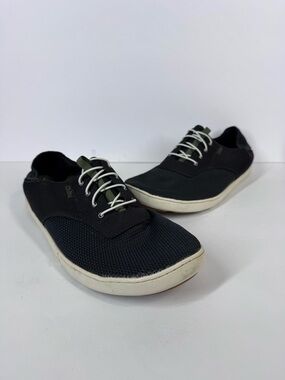 OLUKAI Nohea Moku Men's No Tie Boat Shoes Breathable & Quick Dry Mesh Mens 11.5